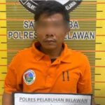 Pemuda Ini Digiring ke Mapolres Pelabuhan Belawan