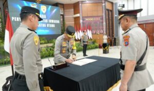 Kapolda Sumut Pimpin Penyerahan Jabatan Irwasda Purna Tugas