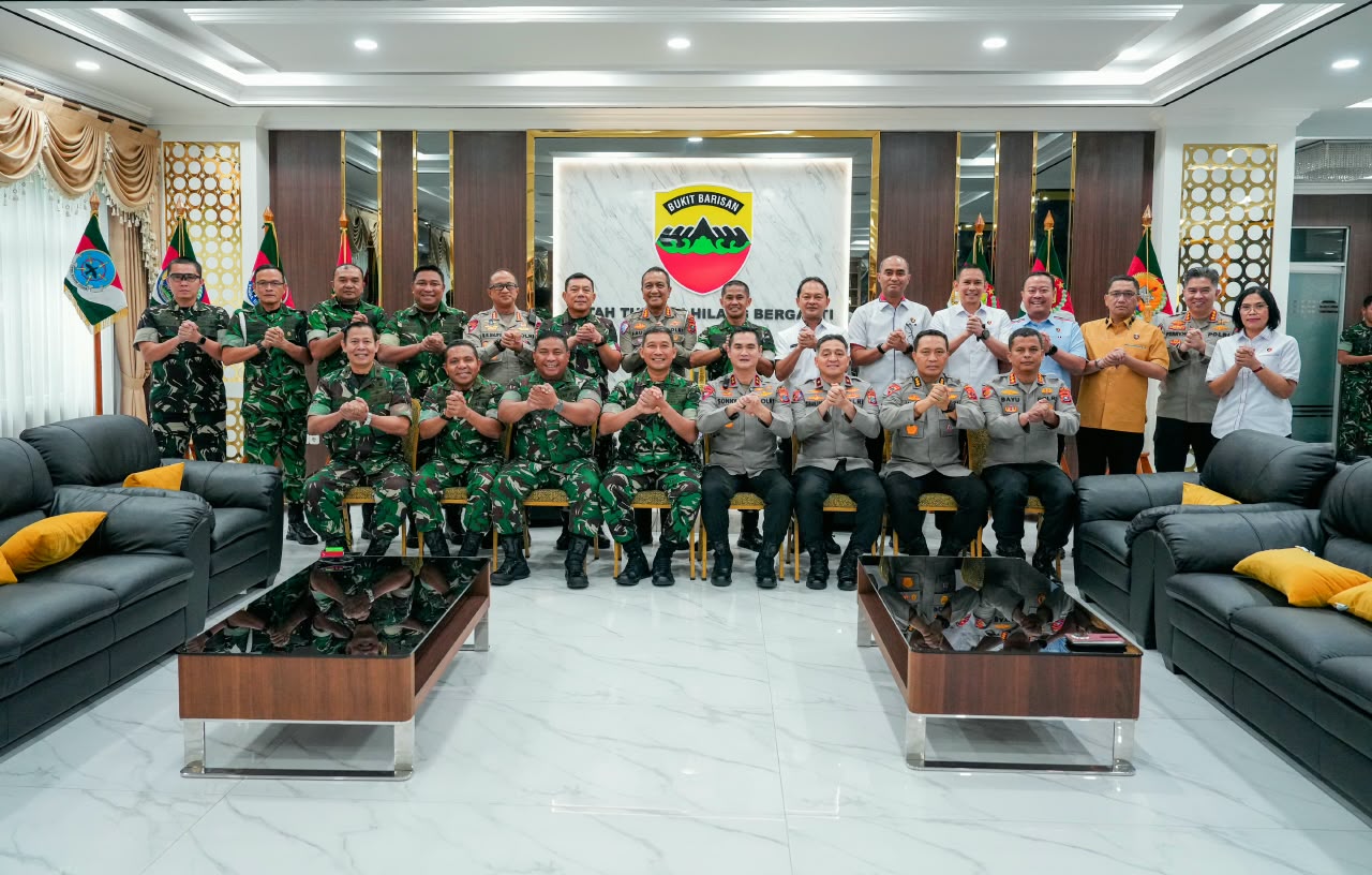 Kapolda Sumut Silaturahmi ke Kodam